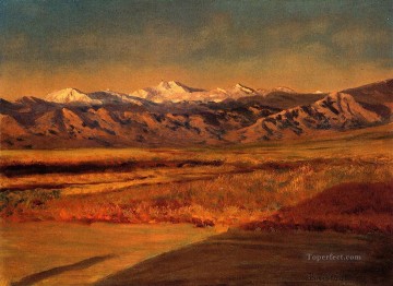 Albert Bierstadt Painting - The Grand Tetons Albert Bierstadt